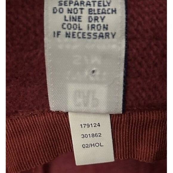 Gap Bucket Hat Womens Cloche Red Fuzzy Rabbit Hair Wool - Picture 6 of 6